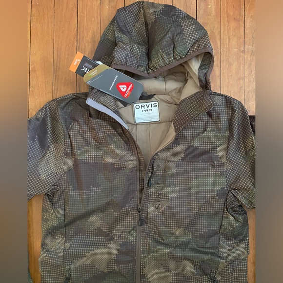 Orvis Pro Insulated Hoodie Mens Small Camo - Picture 2 of 16